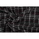 Bouclé Carreaux Selene Noir - Bordeaux Bouclé Carreaux Selene Noir - Bordeaux