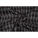Bouclé Checkered Selene Black - Bordeaux Bouclé Checkered Selene Black - Bordeaux