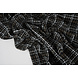 Bouclé Quadri Selene Nero - Marrone Bouclé Quadri Selene Nero - Marrone