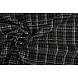 Bouclé Cuadros Selene Negro - Marrón Bouclé Cuadros Selene Negro - Marrón