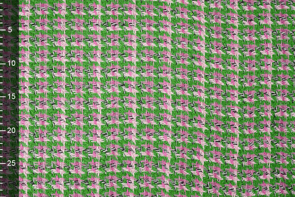 Bouclé Marise Verde - Rosa Bouclé Marise Verde - Rosa