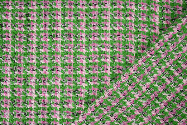 Bouclé Marise Verde - Rosa Bouclé Marise Verde - Rosa