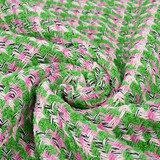 Bouclé Marise Vert - Rose Bouclé Marise Vert - Rose