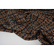 Bouclé Cuadros Norah Negro - Naranja