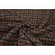 Bouclé Carreaux Norah Noir - Orange Bouclé Carreaux Norah Noir - Orange