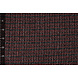 Bouclé Carreaux Norah Noir - Rouge Bouclé Carreaux Norah Noir - Rouge