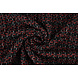 Bouclé Carreaux Norah Noir - Rouge Bouclé Carreaux Norah Noir - Rouge