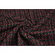Bouclé Cuadros Norah Negro - Rojo Bouclé Cuadros Norah Negro - Rojo