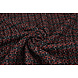 Bouclé Quadri Norah Nero - Rosso Bouclé Quadri Norah Nero - Rosso