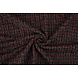Bouclé Quadri Norah Nero - Rosso Bouclé Quadri Norah Nero - Rosso