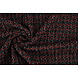 Bouclé Carreaux Norah Noir - Rouge Bouclé Carreaux Norah Noir - Rouge