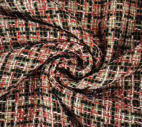 Bouclé Quadri Mirelle Multicolore Bouclé Quadri Mirelle Multicolore