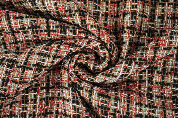 Bouclé Kariert Mirelle Multi Bouclé Kariert Mirelle Multi