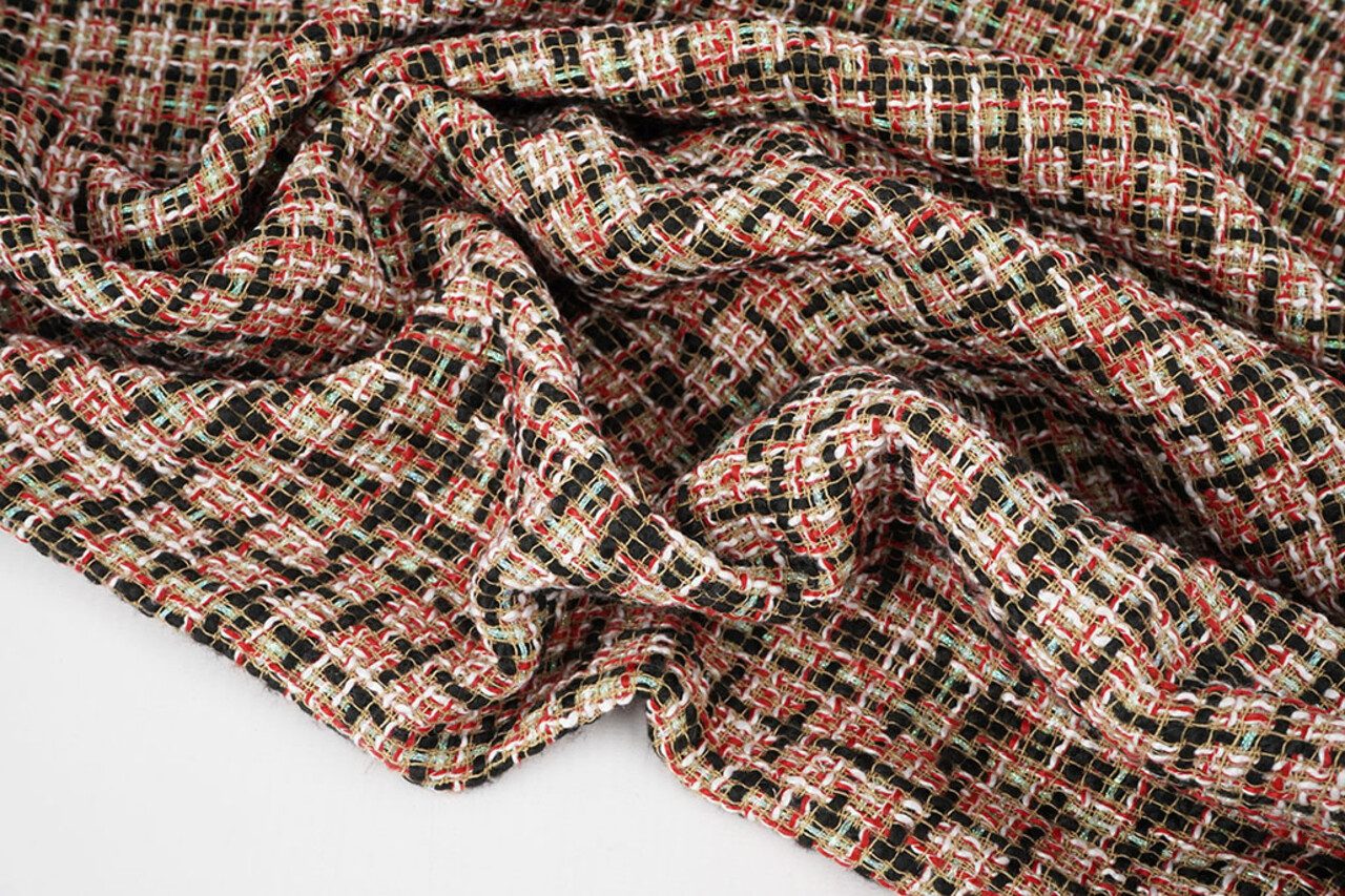 Bouclé Checkered Mirelle Multi Bouclé Checkered Mirelle Multi