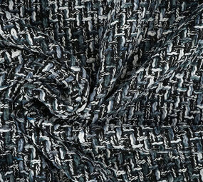 Bouclé Talia Black - Grey