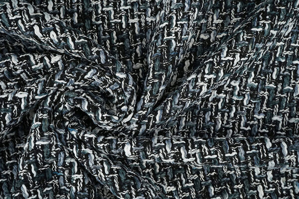 Bouclé Talia Schwarz - Grau Bouclé Talia Schwarz - Grau