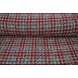 Bouclé Quadri Viviane Rosso - Grigio Bouclé Quadri Viviane Rosso - Grigio