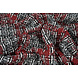 Bouclé Cuadros Viviane Rojo - Gris