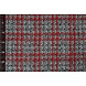 Bouclé Checkered Viviane Red - Grey Bouclé Checkered Viviane Red - Grey