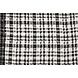 Bouclé Cuadros Fienna Blanco - Negro