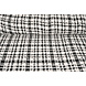 Bouclé Carreaux Fienna Blanc - Noir