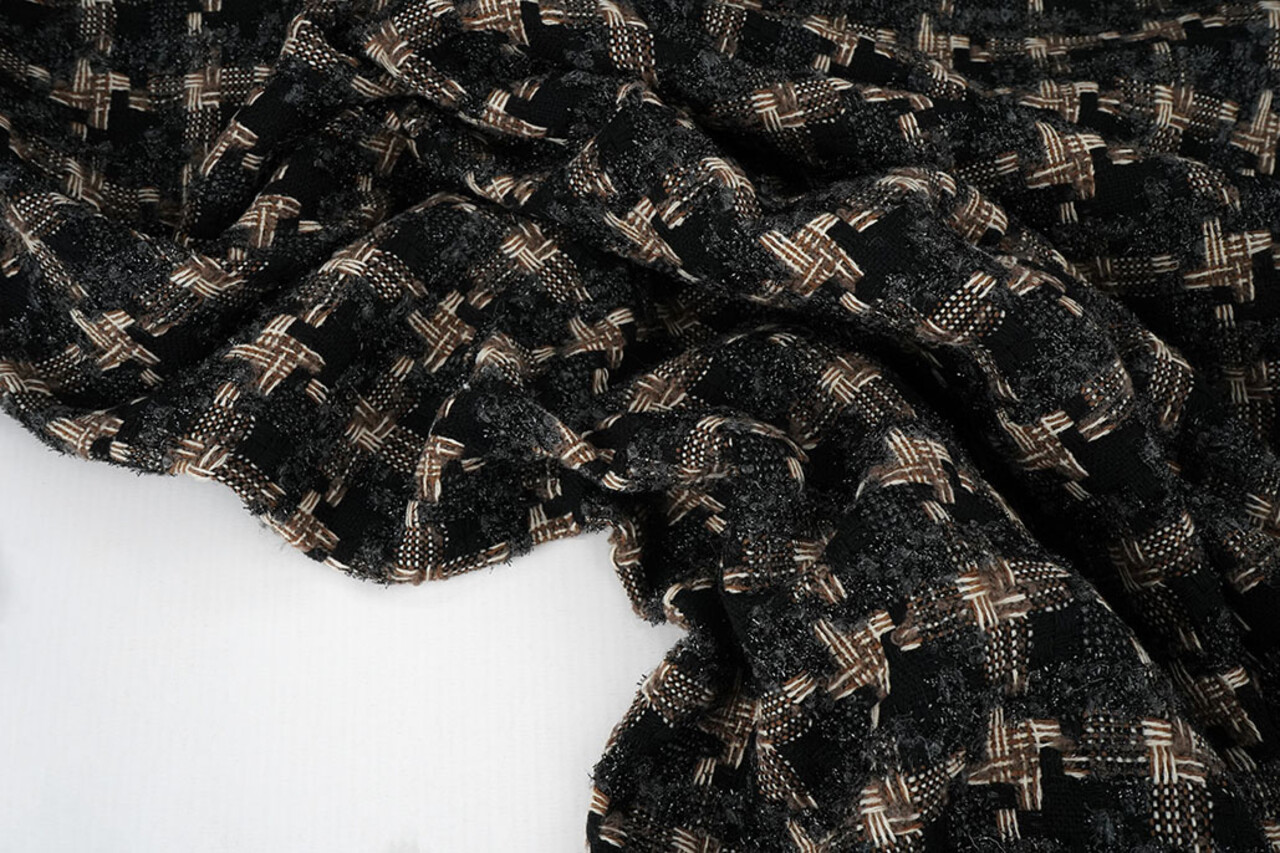 Bouclé Checkered Roselle Bouclé Checkered Roselle