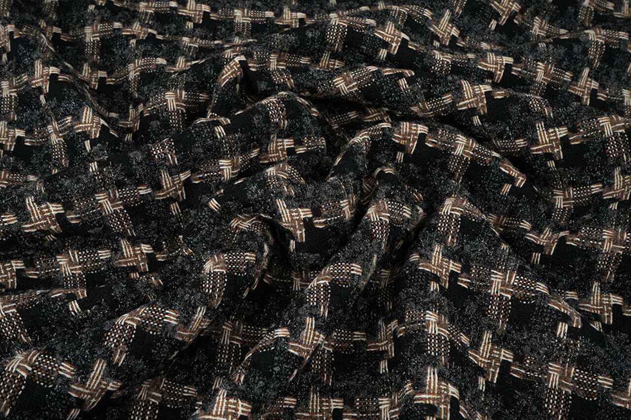 Bouclé Checkered Roselle Bouclé Checkered Roselle