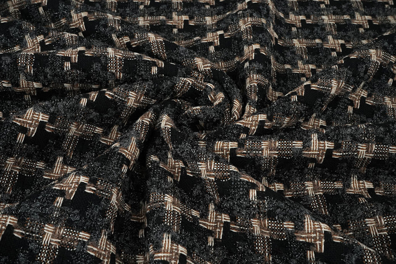 Bouclé Checkered Roselle Bouclé Checkered Roselle