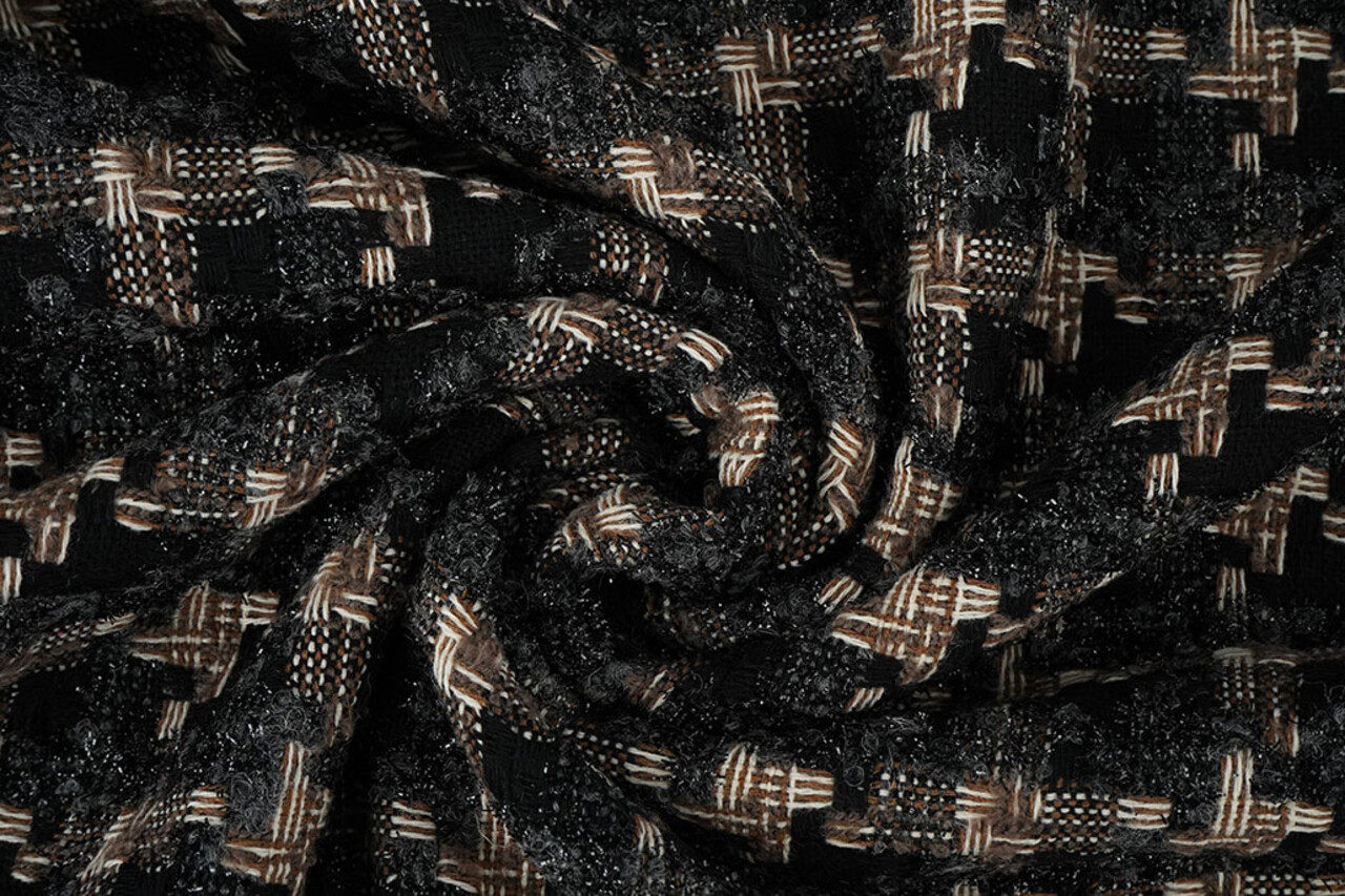 Bouclé Checkered Roselle Bouclé Checkered Roselle