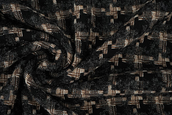 Bouclé Checkered Roselle Bouclé Checkered Roselle