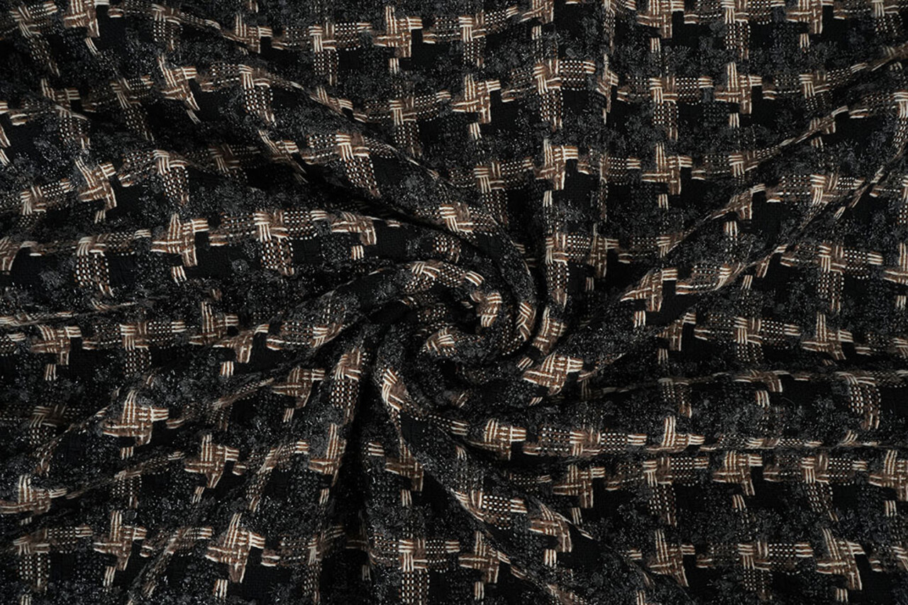 Bouclé Checkered Roselle Bouclé Checkered Roselle