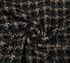 Bouclé Checkered Roselle