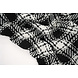Bouclé Kariert Amara Schwarz - Weiß Bouclé Kariert Amara Schwarz - Weiß
