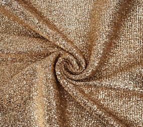 Gestricktes Glitzer Metallic Roségold Gestricktes Glitzer Metallic Roségold
