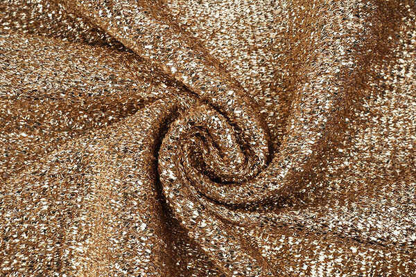 Knitted Glitter Metallic Roségoud