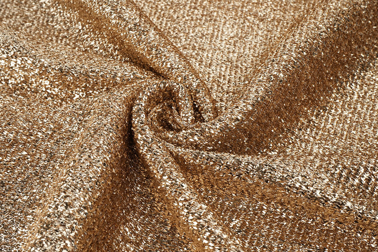Knitted Glitter Metallic Rosé-Gold Knitted Glitter Metallic Rosé-Gold