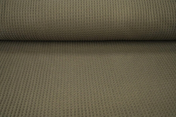 Waffle Big Knit Army Green