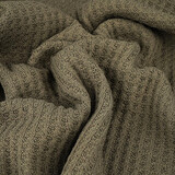 Gestrickte Waffel Armeegrün