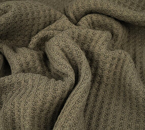 Waffle Big Knit Army Green