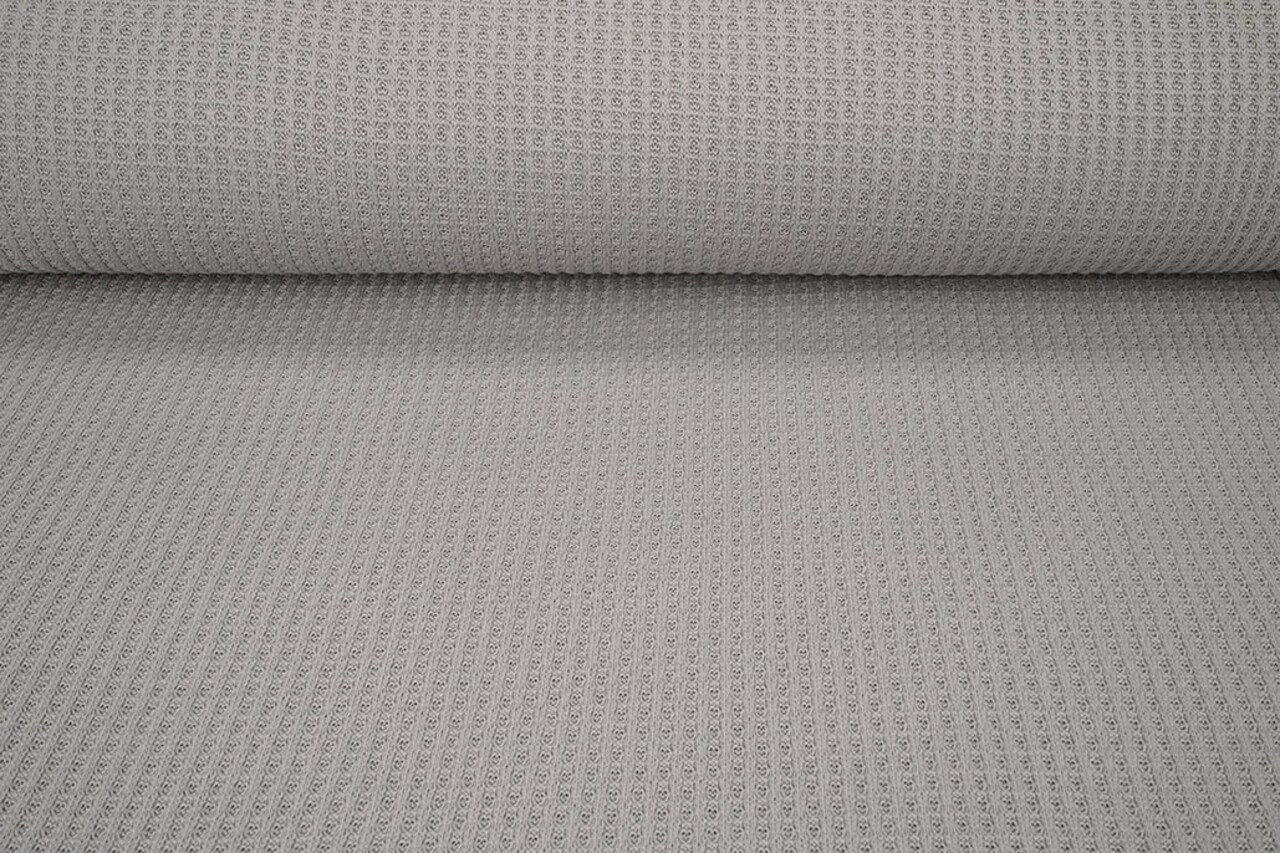 Gebreide Wafel Grijs