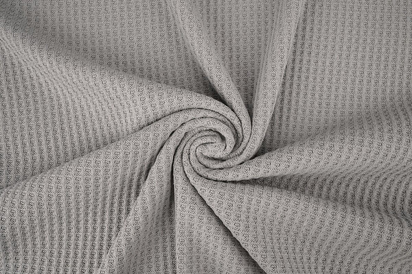 Gestrickte Waffel Grau