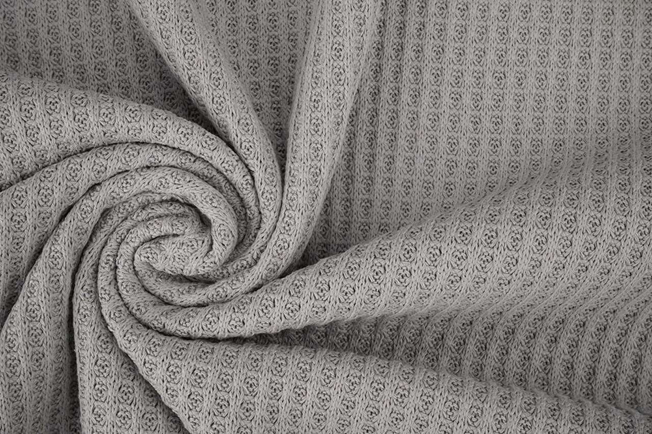 Waffle Big Knit Grey