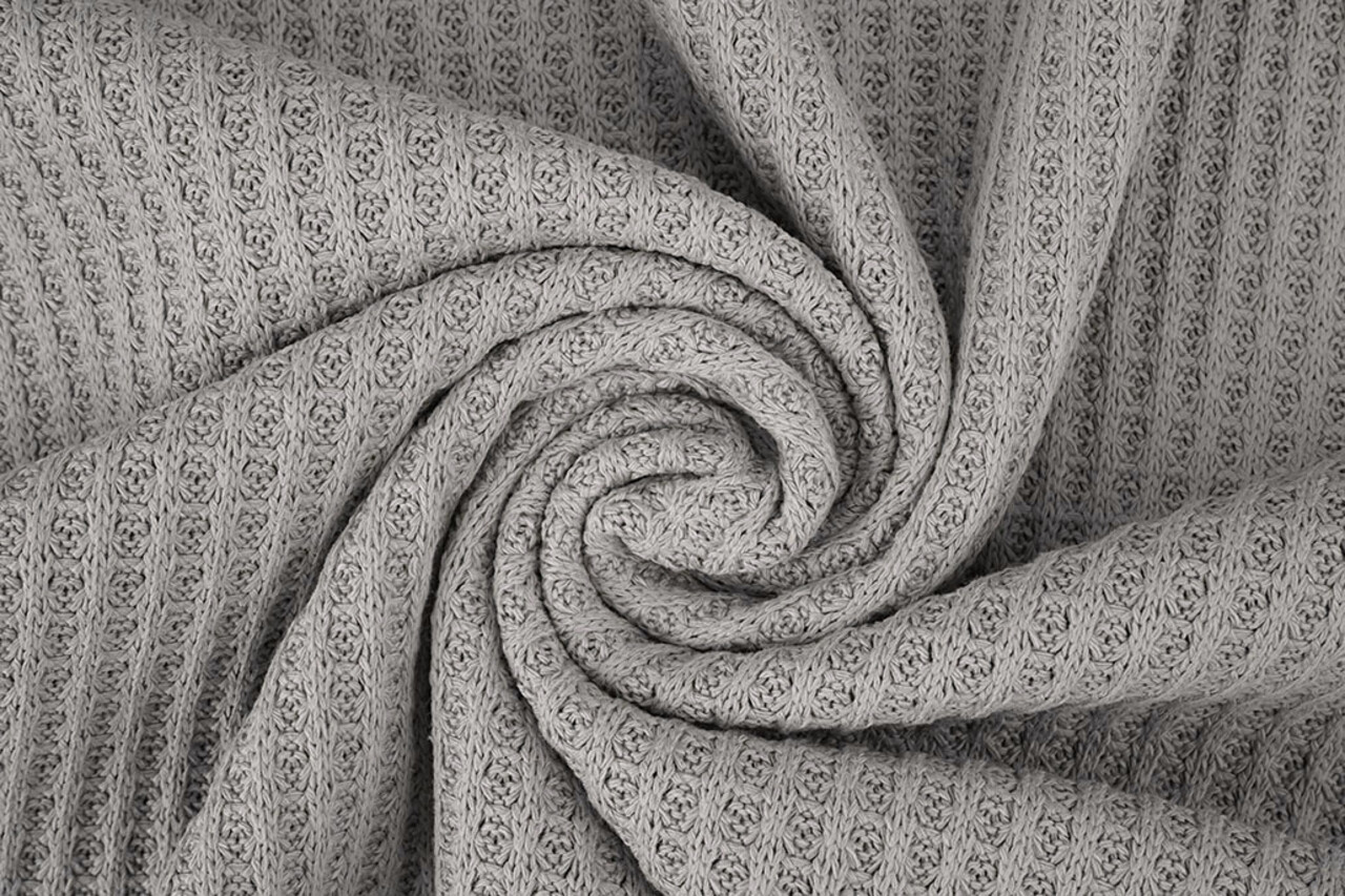 Waffle Big Knit Grey