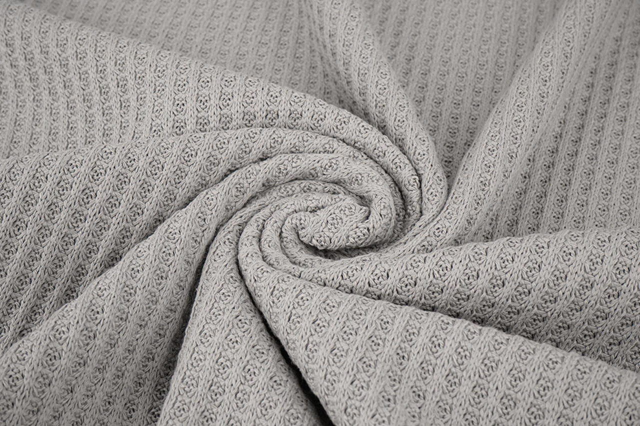 Waffle Big Knit Grey