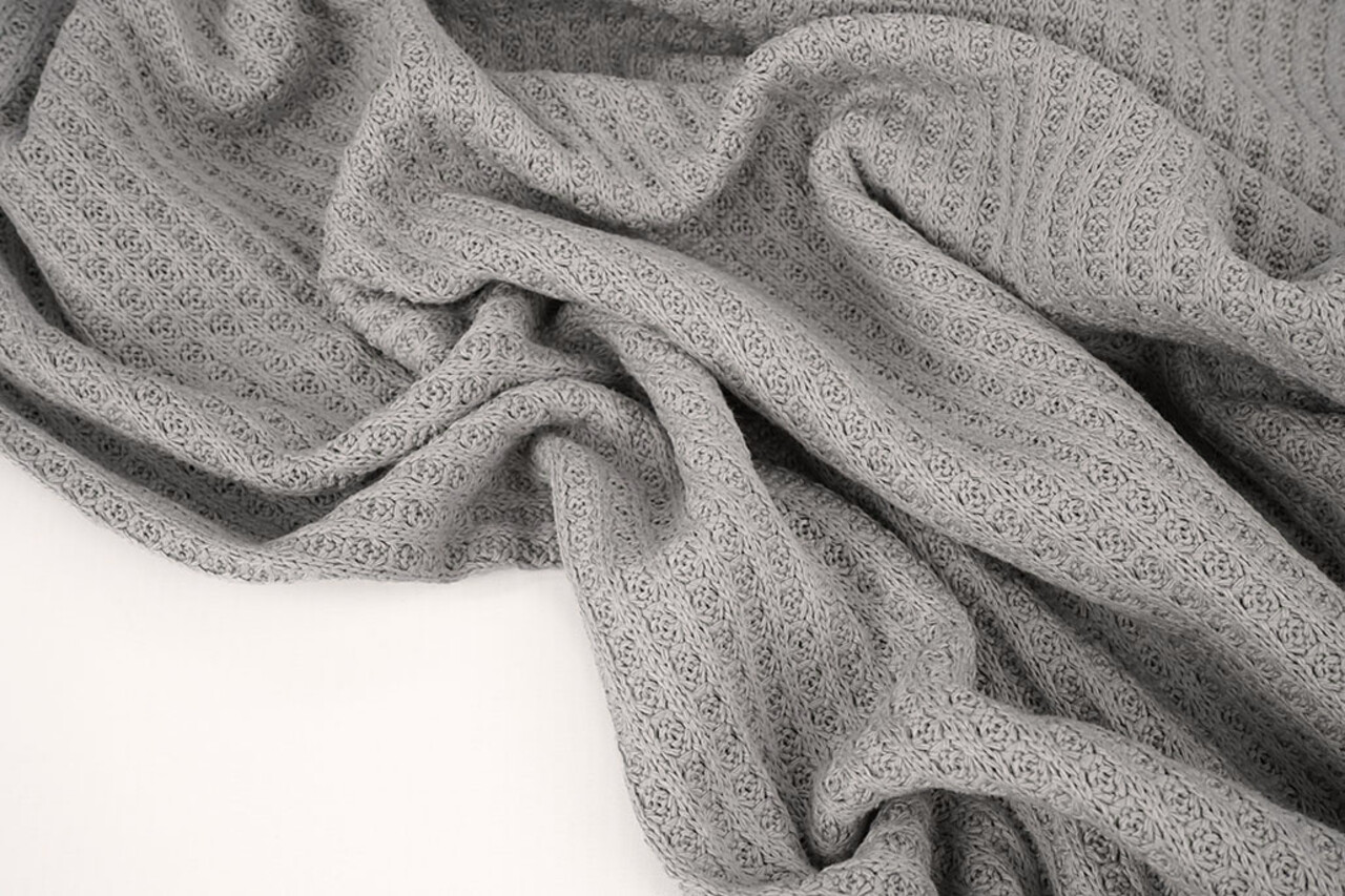 Waffle Big Knit Grey