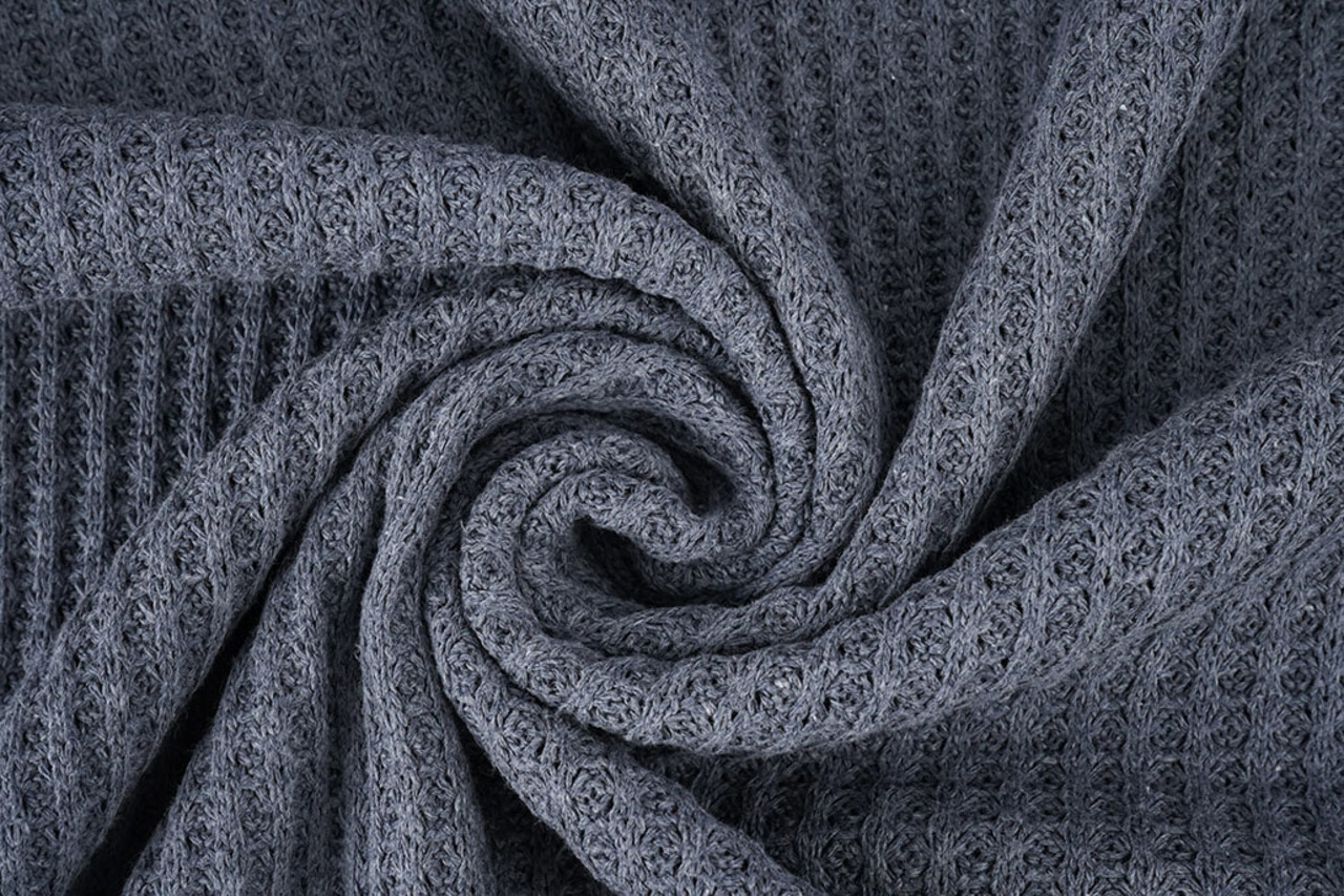 Gestrickte Waffel Jeans