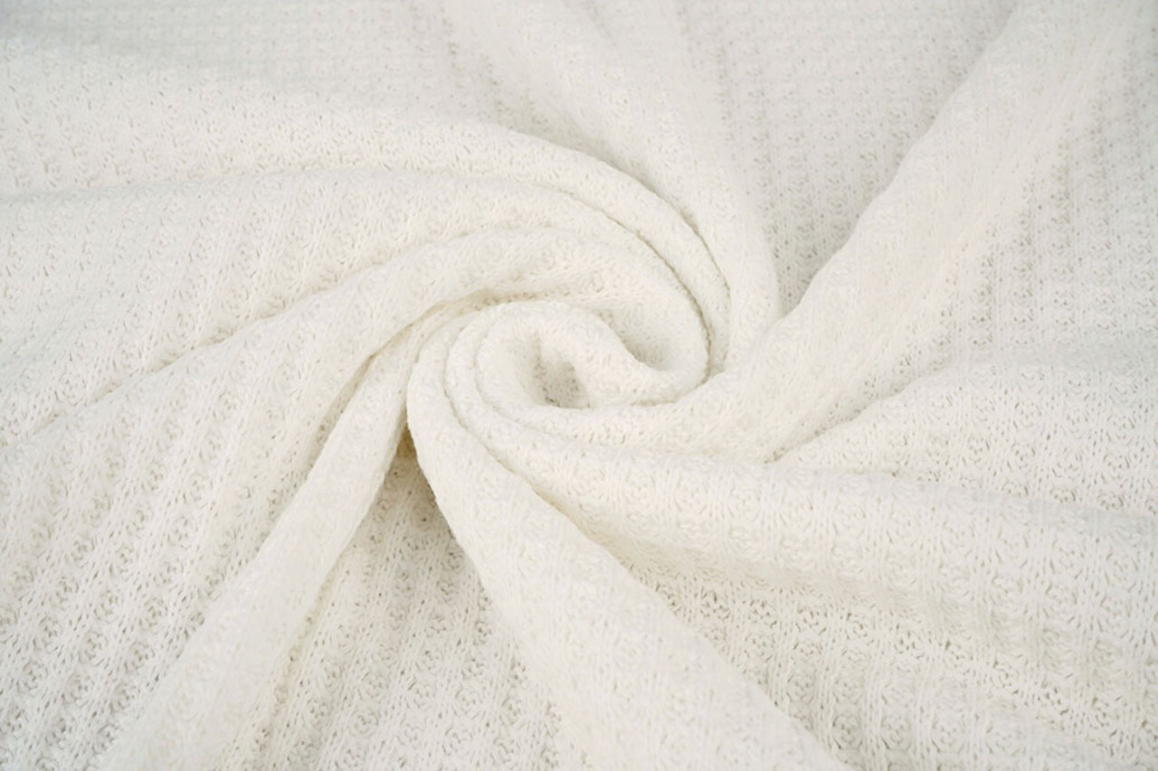 Waffle Big Knit Creme