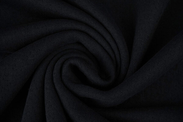 Jersey Baumwoll Musselin Collino Schwarz