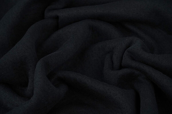 Jersey Baumwoll Musselin Collino Schwarz