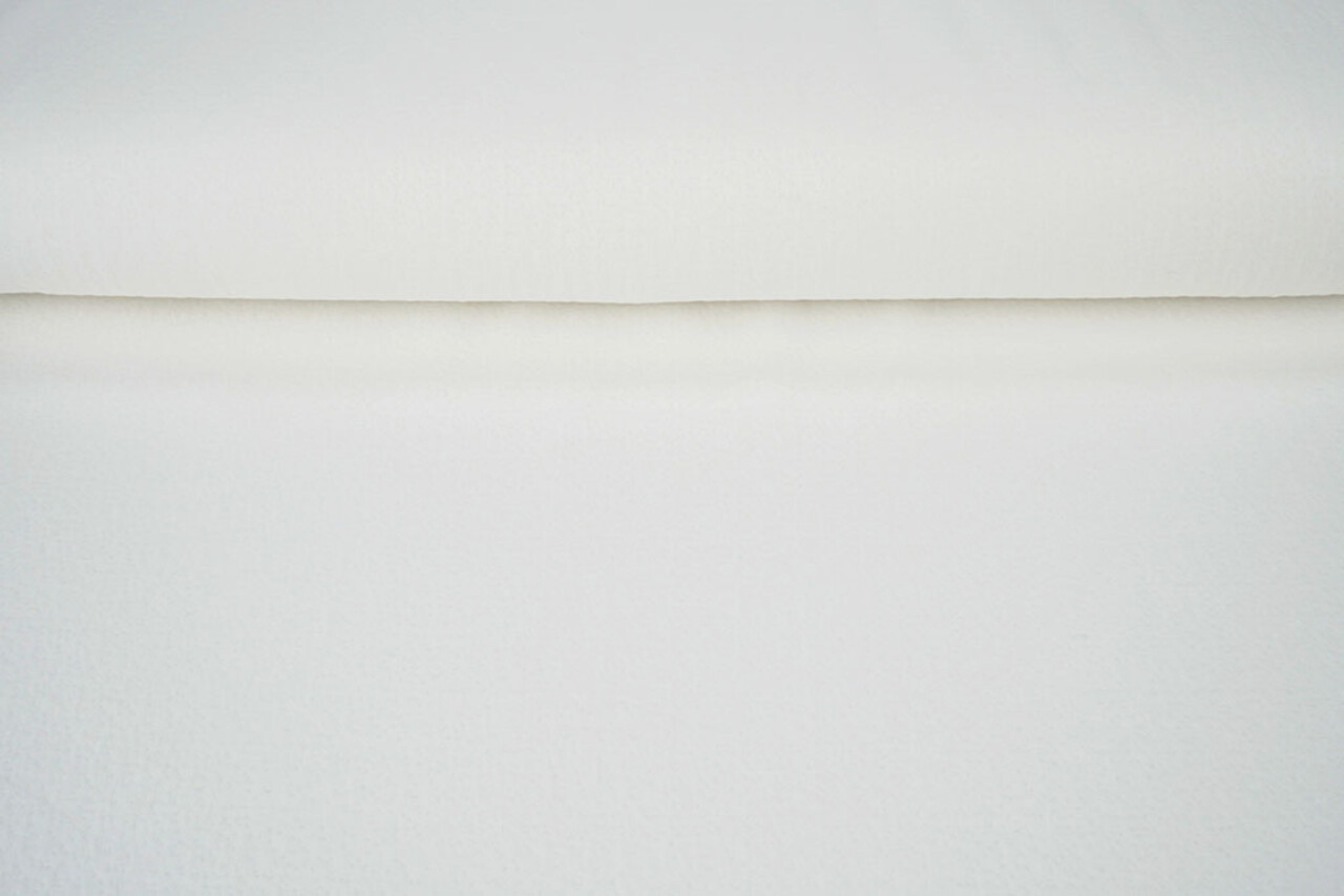 Jersey Coton Double Gaze Collino Blanc Jersey Coton Double Gaze Collino Blanc